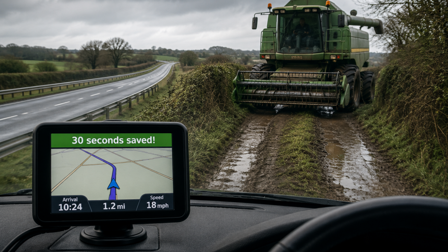 Satnav chasing unpopular KPI
