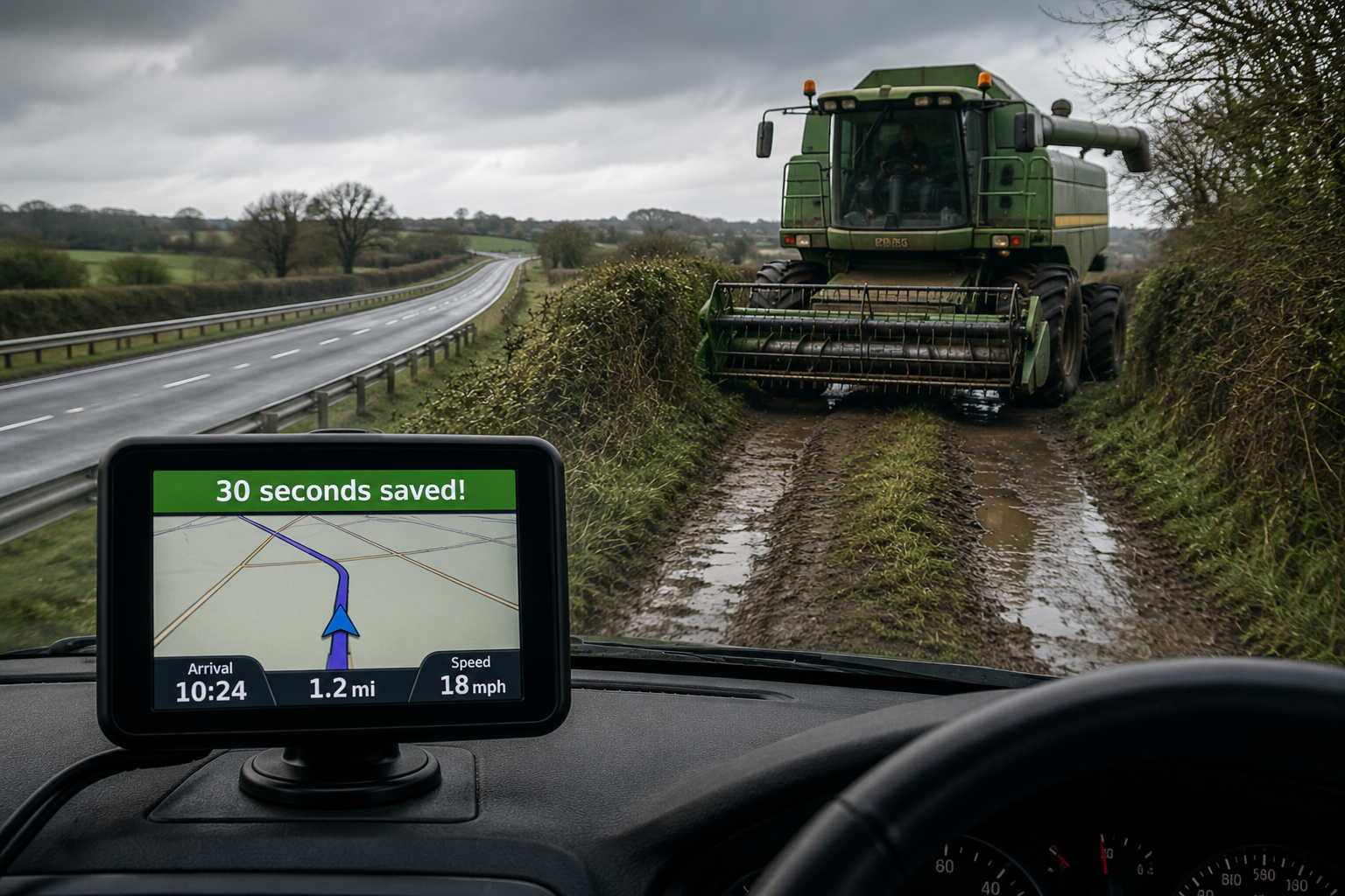 Satnav chasing unpopular KPI