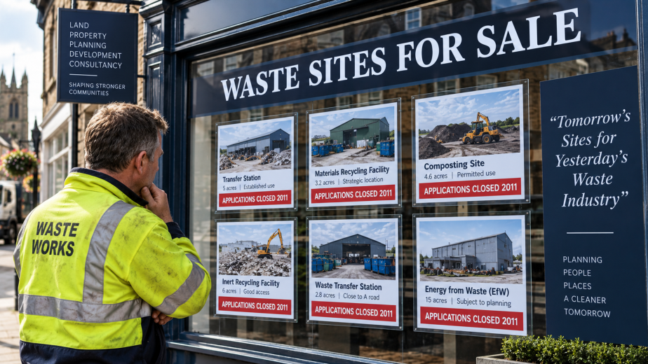 How the waste planning process affects site availability