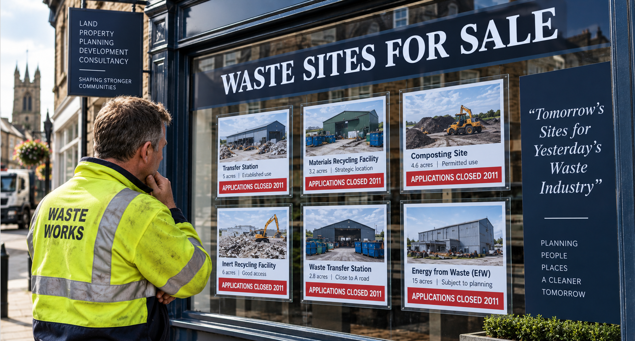 How the waste planning process affects site availability