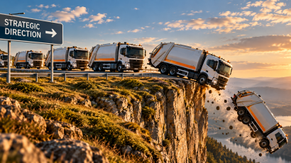 A company's strategic direction sending the business over the edge
