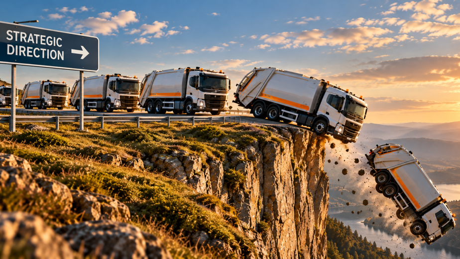 A company's strategic direction sending the business over the edge